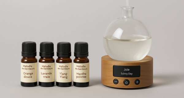 Diffuseur interactif - Modèle premium avec huiles essentielles